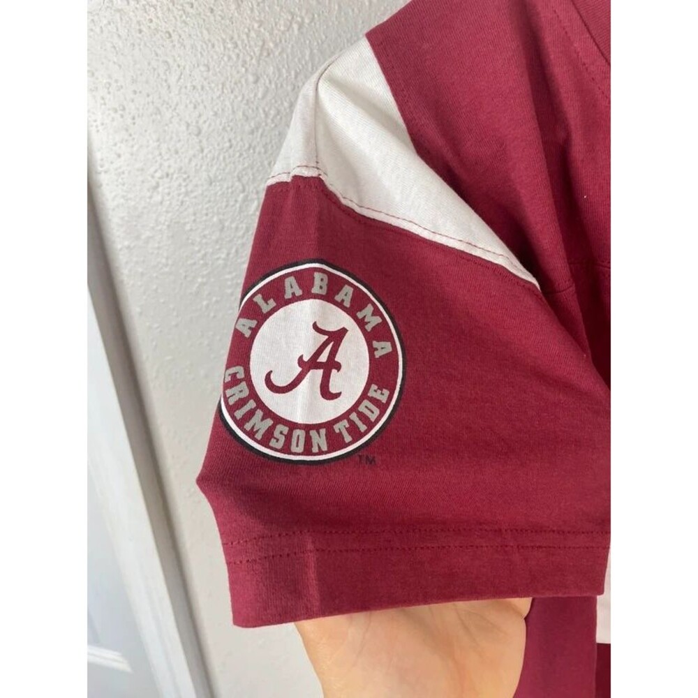 Alabama Crimson Tide #25 NCAA Women’s Large Football Jersey T-Shirt Crimson - Picture 4 of 5